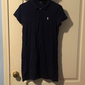 Ralph Lauren Navy Blue the mesh Mini Polo Shirt